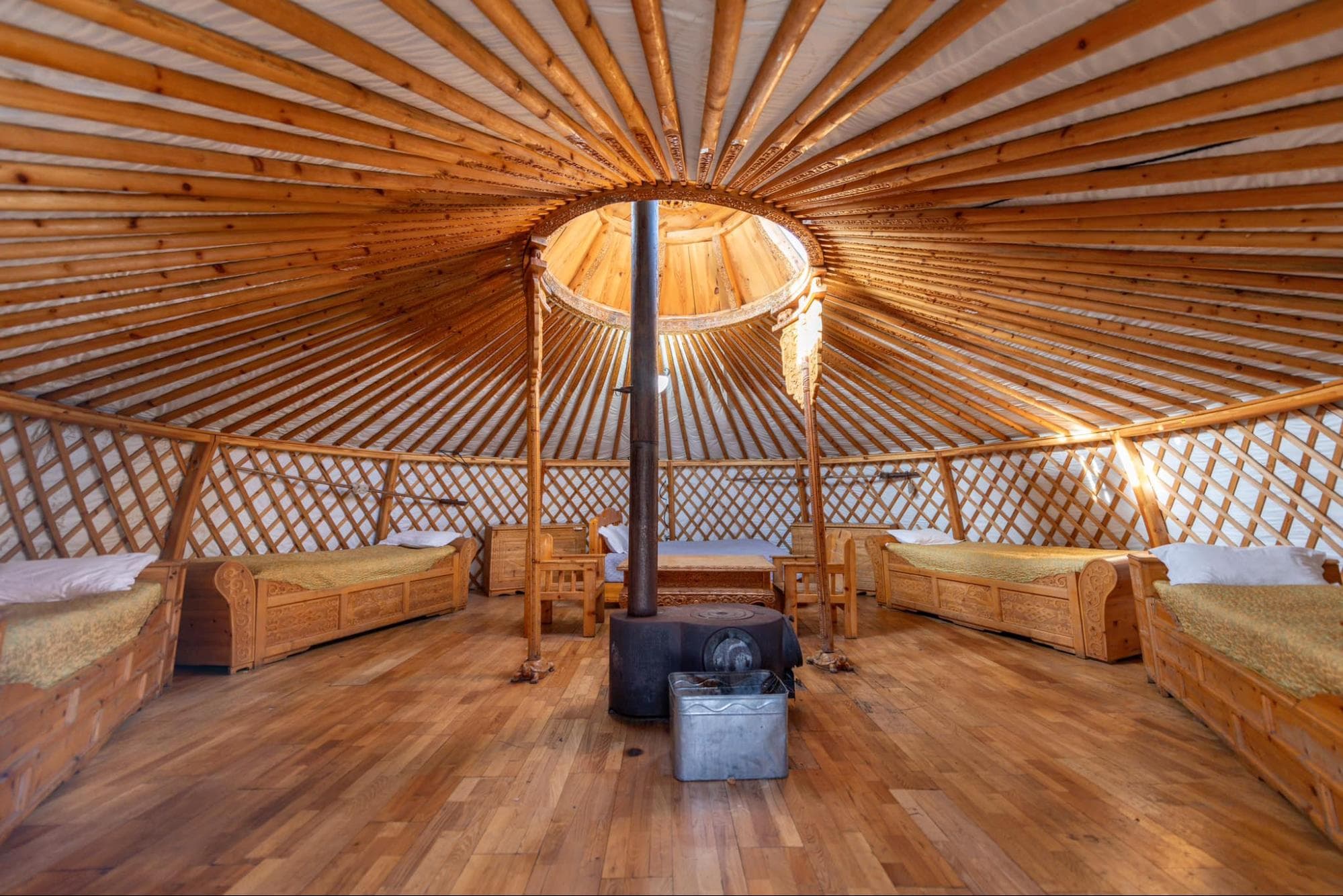 Yurt traditionnel mongol