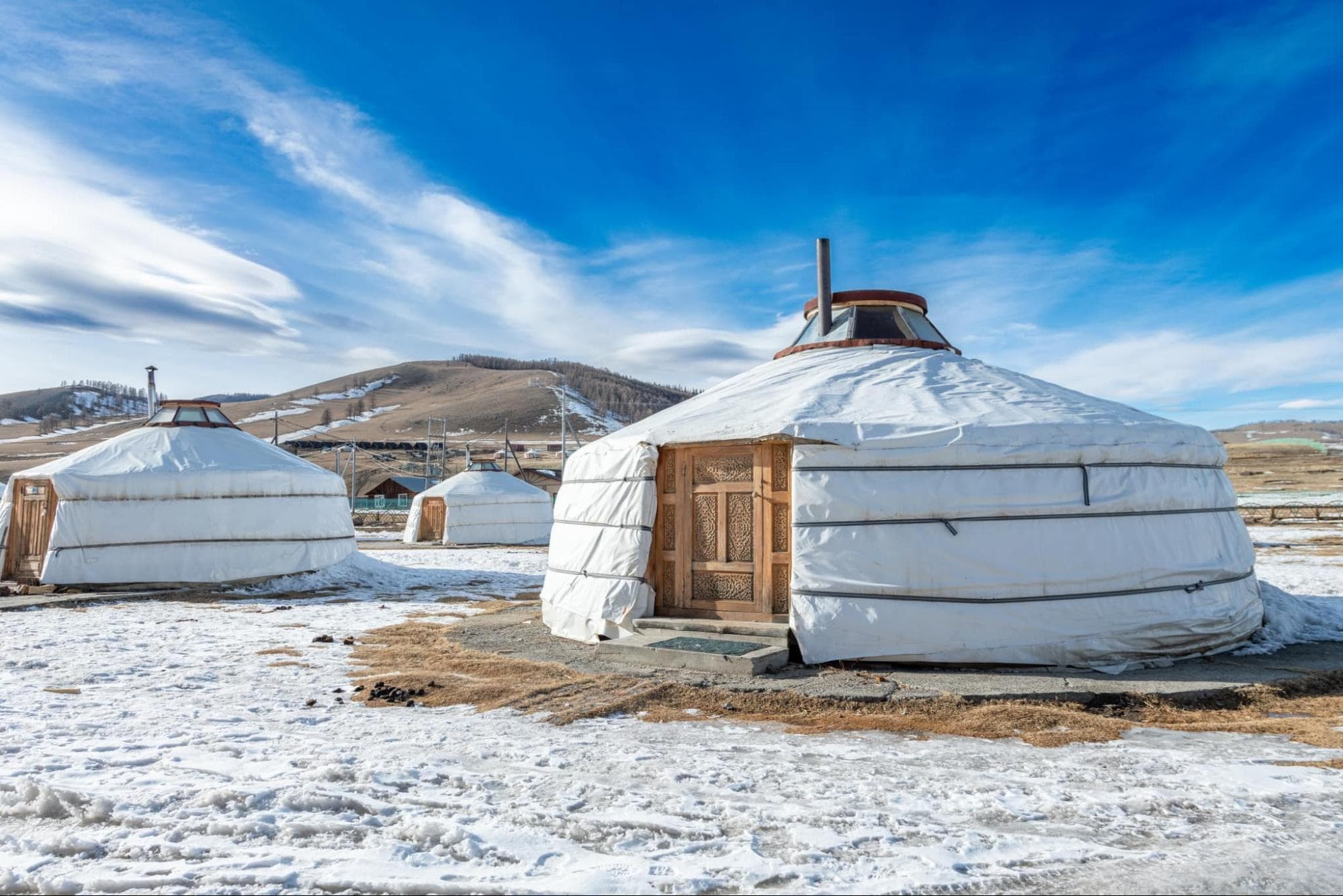 Yurt camp