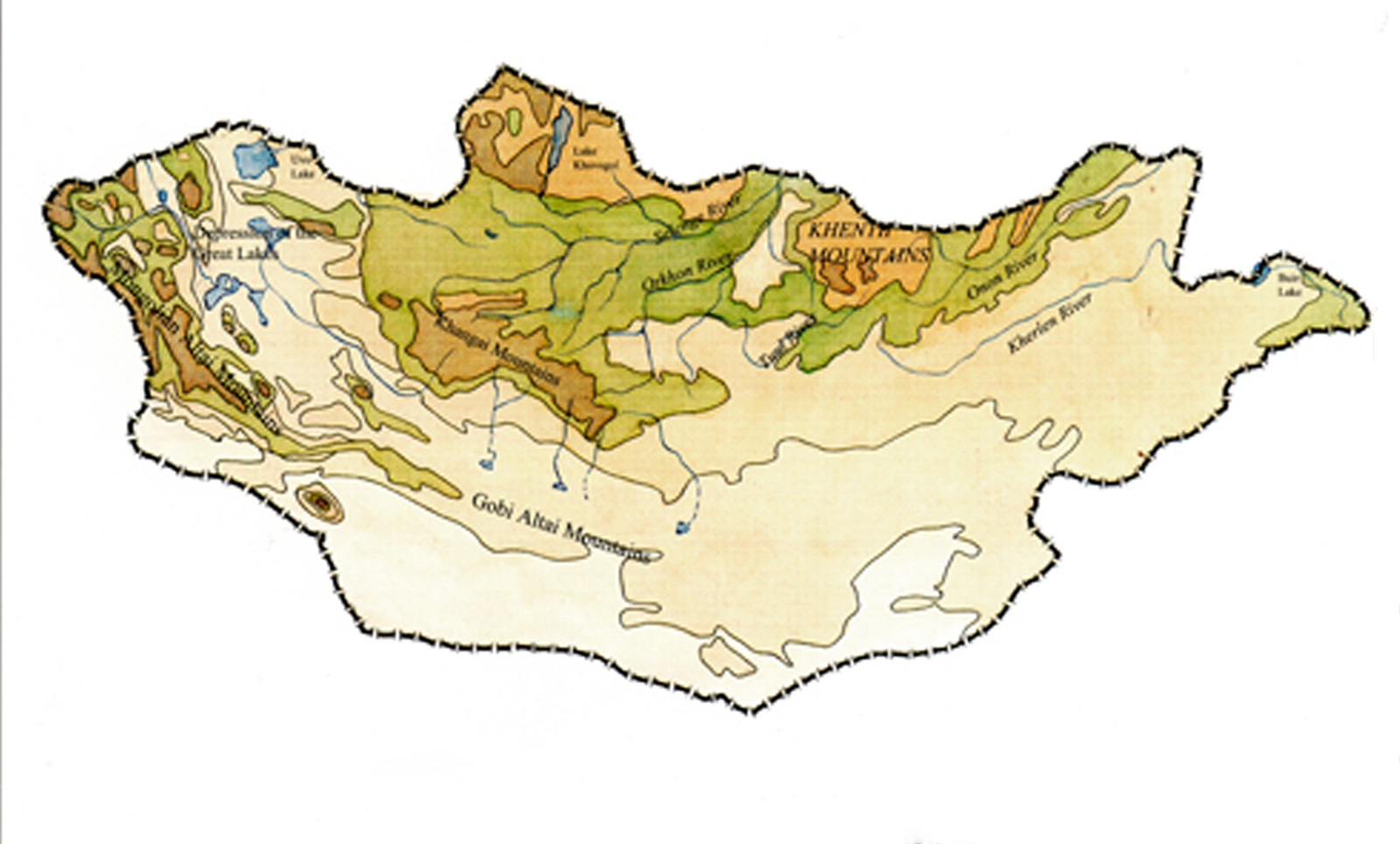 Mongolie biodiversity